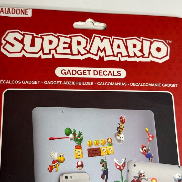 SUPER MARIO DECALS FOR USE WITH SMARTPHONES, TABLETS & LAPTOPS - Picture 3 of 9
